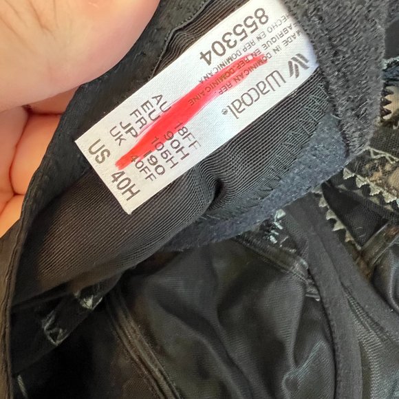 WACOAL Evocative Edge Underwire Black Full Coverage Bra - NEW Multiple Sizes - Picture 6 of 12